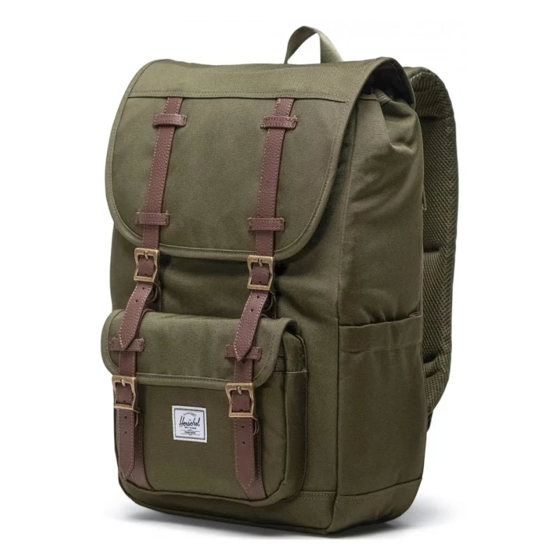 herschel 11391 04281 os little america mid backpack ivy green 1 tobros.gr