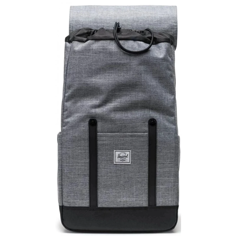 herschel 11397 00919 os retreat backpack raven crosshatch 2 tobros.gr