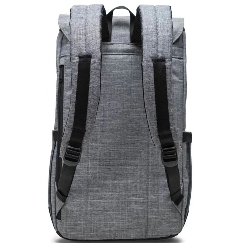 herschel 11397 00919 os retreat backpack raven crosshatch 3 tobros.gr