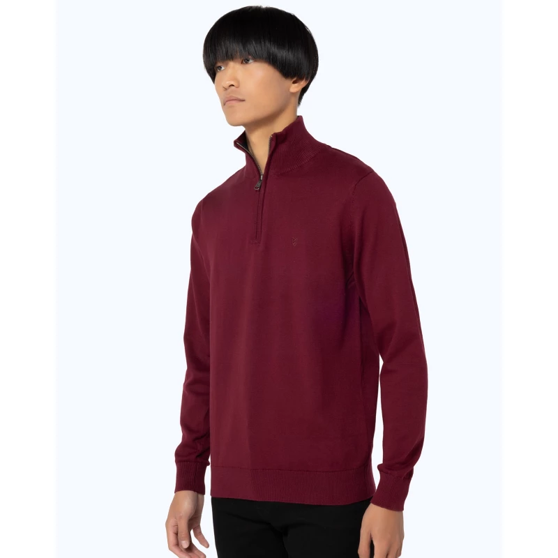 0013791 half zip regular fit tobros.gr