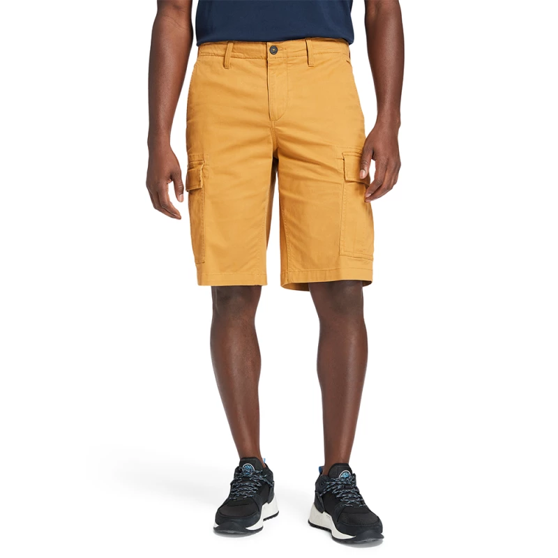 Timberland Ανδρική Βερμούδα Poplin Cargo Short TB0A25E4P47 Μουσταρδί