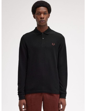 Fred Perry Ανδρική Μπλούζα Polo M6006-U35 Μαύρο