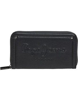 Pepe Jeans Γυναικείο Πορτοφόλι Icon Wallet PL070260-999 Μαύρο