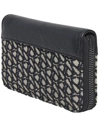 Pepe Jeans Γυναικείο Πορτοφόλι Jacquard Wallet PL070261-999 Μαύρο