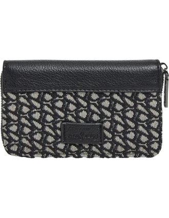 Pepe Jeans Γυναικείο Πορτοφόλι Jacquard Wallet PL070261-999 Μαύρο