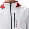Nautica Ανδρικό Μπουφάν Aδιάβροχο 3NC208003174-BGI Λευκό