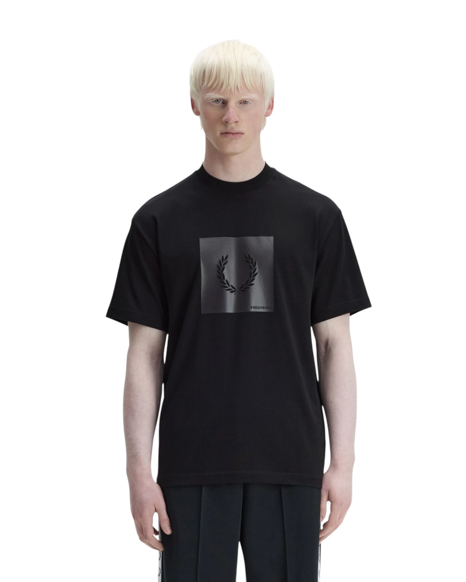 Fred Perry Ανδρική Μπλούζα Box Graphic T-Shirt M2404-102 Μαύρο