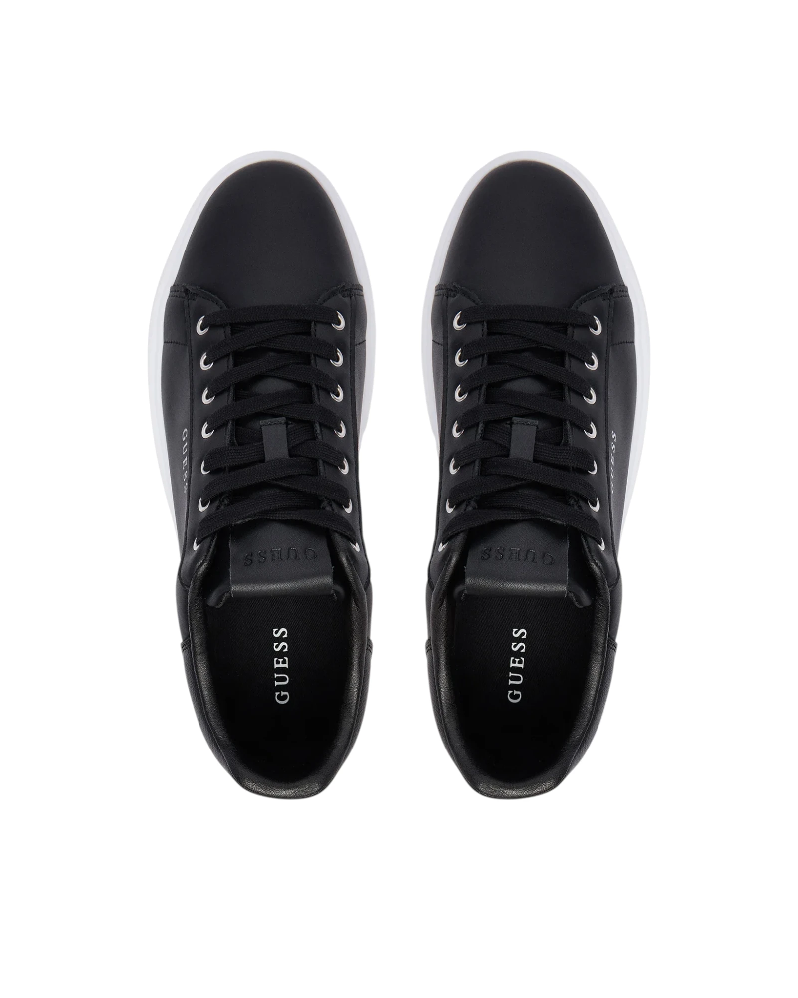 Guess Ανδρικό Δερμάτινο Παπούτσι Pravi FMJAVILEA12-Black Μαύρο 4 Guess Ανδρικό Δερμάτινο Παπούτσι Pravi FMJAVILEA12-Black Μαύρο - Image 4